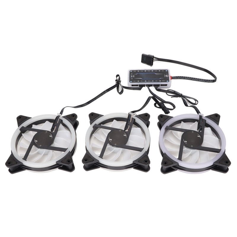 CPU Fan 11 Blades RGB Colorful Enhanced Frame Design Shockproof
