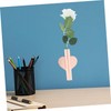 Outanaya 2pcs Wall Mounted Flower Tubes Modern Small Hanging Vases