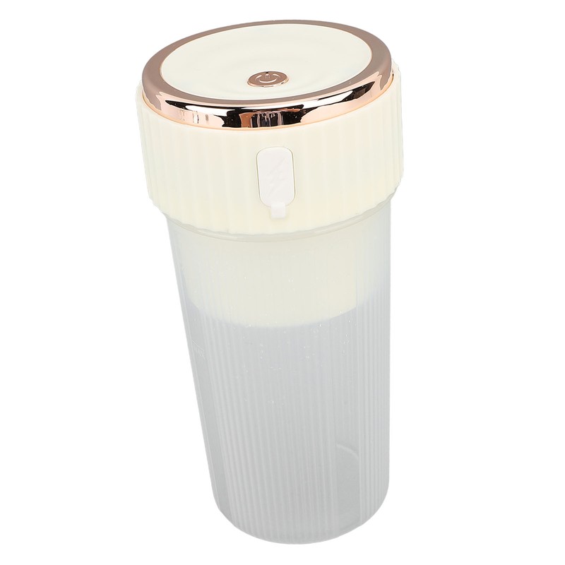 Blender Cup Beige 300ml 1500mAh USB Rechargeable Cordless 22000rpm Smoothie