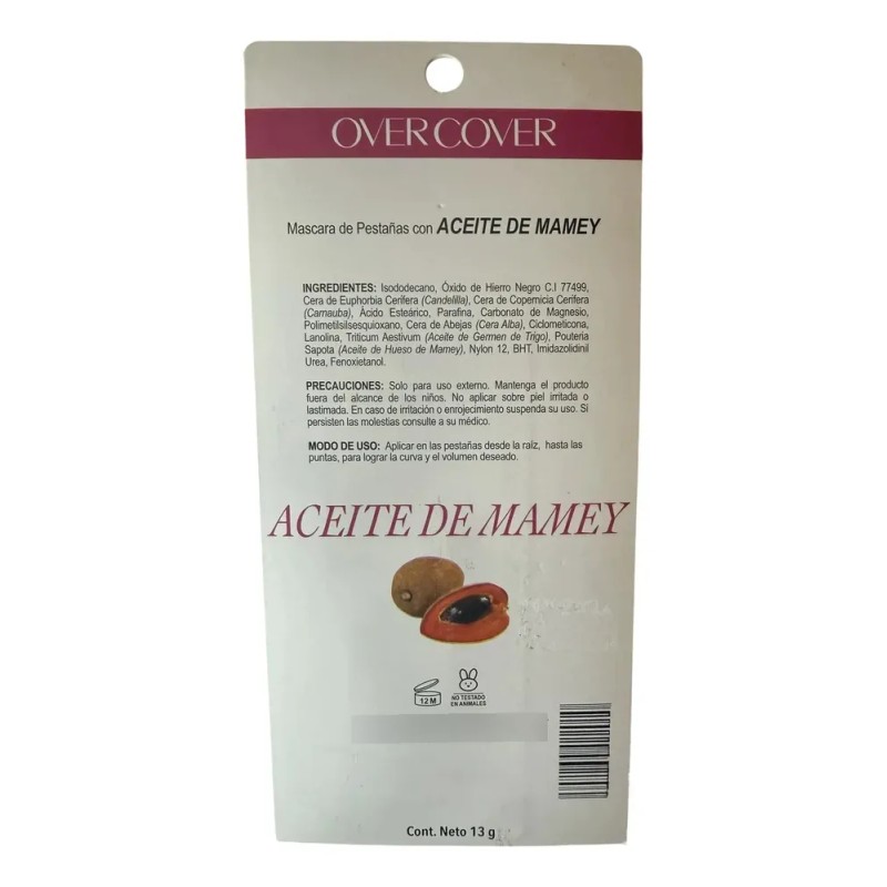 Dúo Delineador Y Rímel Mamey Over Cover Aceites Naturales