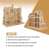 Bird's Wood Shack Gothic Mansion Model Kit - 3D Wooden