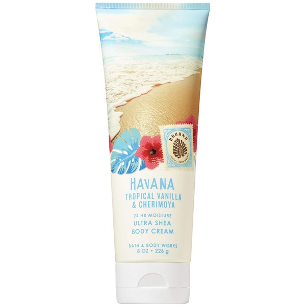Bath and Body Works Havana Tropical Vanilla Cherimoya Ultra Shea Body Cream 8 Ounce 2019