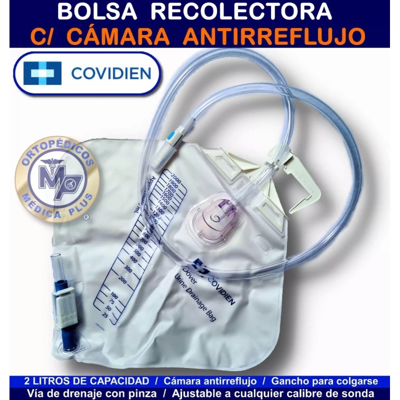 Covidien Bolsa Recolectora Para Orina Dover 2 Litros Valvula P