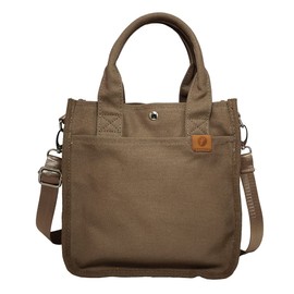 Giselle Antibacterial, Deodorizing, Mini Tote Bag, 2-Way Shoulder Bag, Canvas, Cross-body Shoulder Bag, Lunch Bag, Eco Bag, Mini Tote, Lightweight, Stylish, Mini Bag, Small, Women's Mother's Bag,