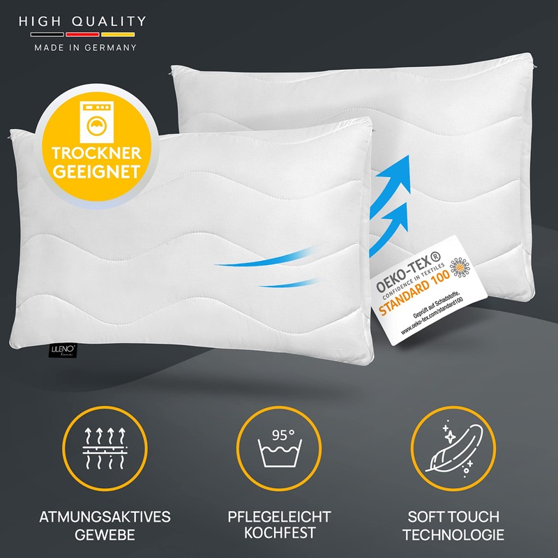 LILENO HOME Pillow 40 x 90 cm [Set of 4]
