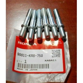 HONDA CR250 CR 250 ENGINE CYLINDER HEAD STUDS x6, 1997-2001, 90011-KR8-750