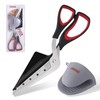 Pizza Scissors, Pizza Cutter with Shovel, Food-Grade Sharp Stainless Steel
