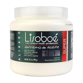 Lisoboe Hair Relaxer Multi-Protection – Supreme Oil-Based Straightener with Avocado, Mango & Olive – Maximum Shine & Natural Smoothness – Zero Hair Damage (35.5 oz)