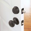 Design House 790527 2-Way Adjustable Entry Round Corner Latch Oil