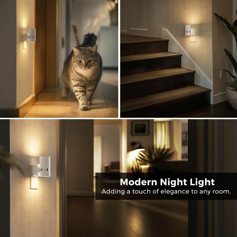 L LOHAS LED Night Lights Plug into Wall, Plug in