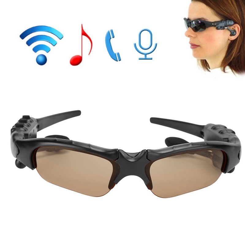 Bluetooth 5.0 Sunglasses Solar Power Wireless Glasses Headphone Headset Stereo