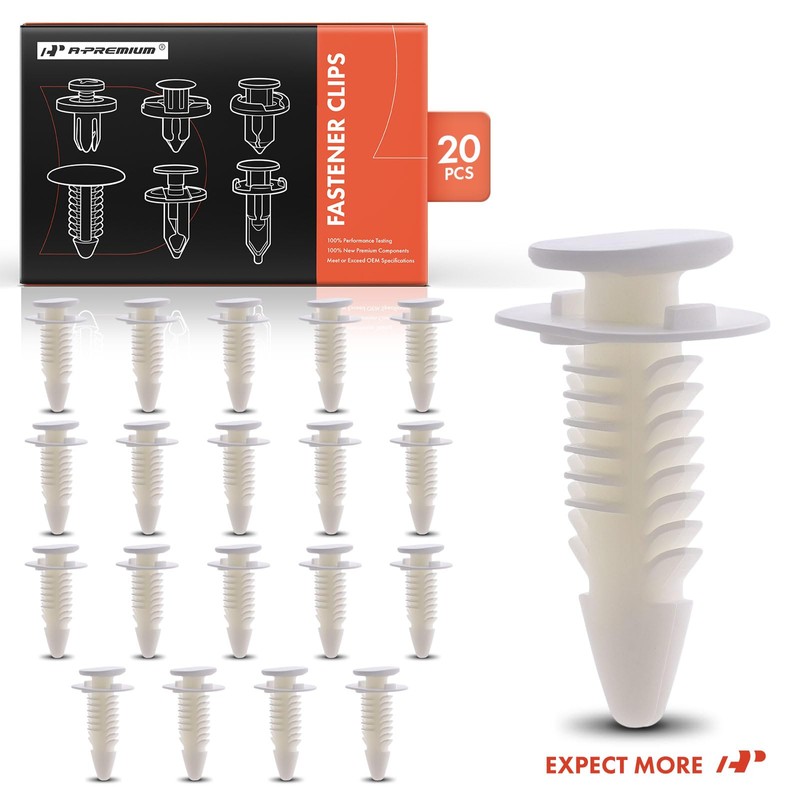 A-Premium 20PCS Nylon Trim Door Panel Retainer Clip Fasteners Compatible
