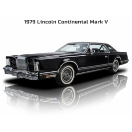 1979 Lincoln Continental Mark V NEW Metal Sign: Large Size 12 x 16" - Primo!