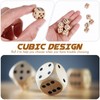 Fonyiunce Pack of 12 Wooden Dice, Large Game Dice, Natural