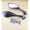 Mokuo Foldable Motorcycle Mirrors Fit for Ninja 250 ZX6R 636