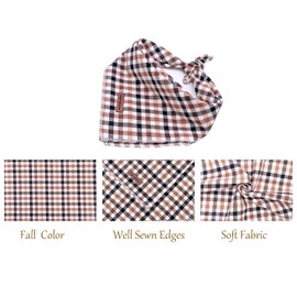 Unique style paws Dog Bandana, 1PC Washable Square Dog Scarfs for Small Medium Large Dogs Adjustable Dogs Bib Scarfs for Girl and Boy