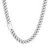 Saintda Silver Miami Cuban Link Chain Necklace for Men,925 Sterling
