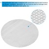 PATIKIL 6" Diameter 304 Stainless Steel Perforated Sheet, 2 Pcs