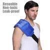 BelleStyle Ice Bag, Cold Warm Gel Compress with Belt, Reusable