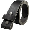 One Piece Full Grain Buffalo Leather Replacement Belt Strap 1-1/2"