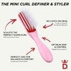 Denman D14 5 Row Mini Styler Pink Crush Brush