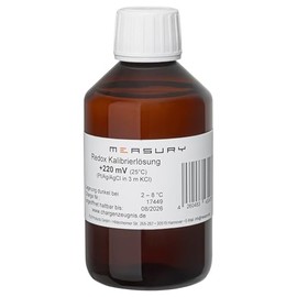 Measury Redox Kalibrierlösung 220mV - 250 ml, ORP Kalibrierlösung Pufferlösung Kalibrierflüssigkeit