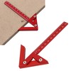 Center Gauge Portable Center Finder Clear Scale for Woodworking