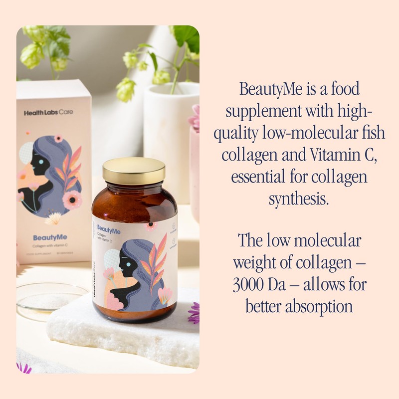 Health Labs Care BeautyMe Collagen Powder with Vitamin C -