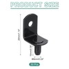 sourcing map 30Pcs Shelf Support Pegs, 6mm L-Shaped Shelf Support