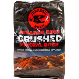 Jurassic Rock Crushed Mineral Rock/Salt Lick for Deer and Other Wildlife, 6 lb Bag, Unflavored