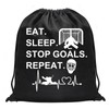 PXTIDY Hockey Bag Hockey Goalie Gift Eat Sleep Stop Goals