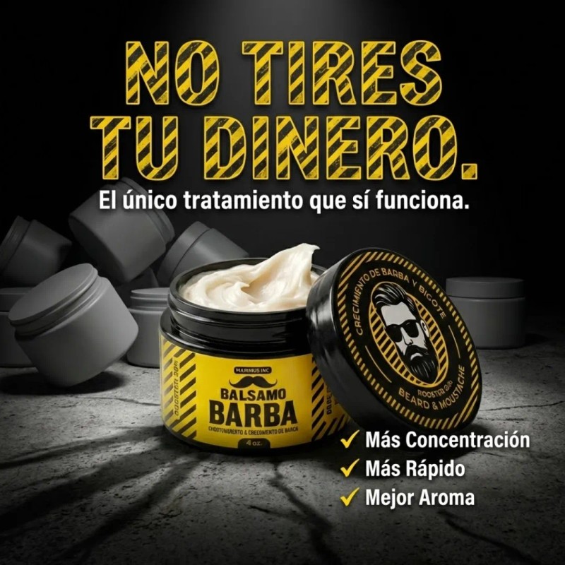 Balsamo Crecer Barba Cubrir Huecos Desde Lavanda
