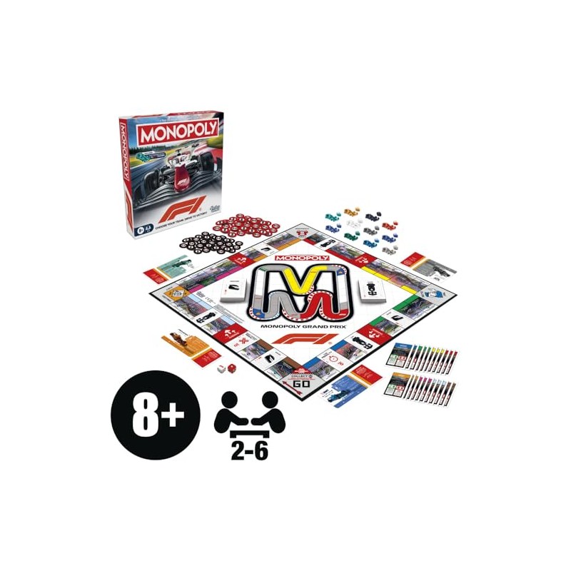 Hasbro Games Juego de Mesa Monopoly Edición F1