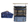 Multi-functional Clothing Travel Storage Bag Three-layer Hanging Bag Waterproof Fabric