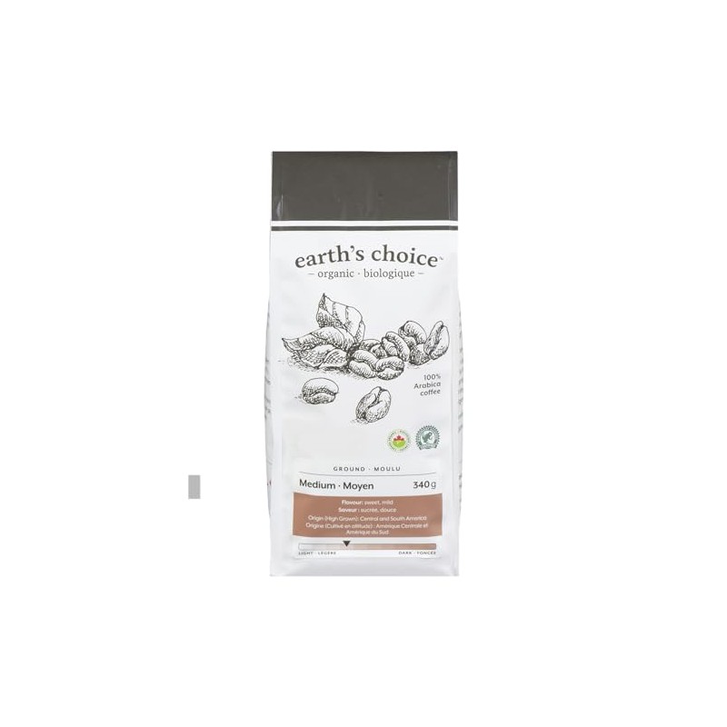 Earth's Choice, Organic Coffee, Medium Ground, 340g