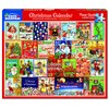 White Mountain Puzzles Christmas Calendar, 1000 Pieces Jigsaw Puzzle