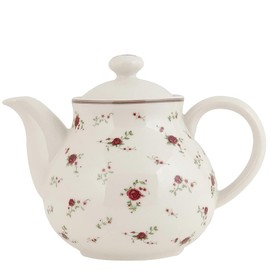 Clayre & Eef LPRTE La Petite Rose Teapot (1.2L) Approx. 1.2L
