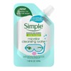 Simple (4) Packs Simple Micellar Cleansing Water Pouches 1.69 oz.ea