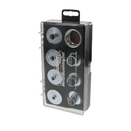 Milescraft 1228 Metal Bushing Set - 11 pc. Router Template Guide Set – Fits Porter Cable Style Router Sub Bases - Universal