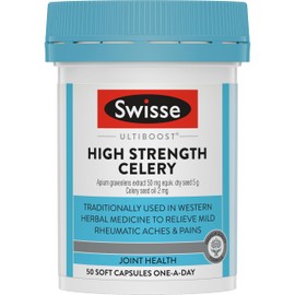 Swisse Ultiboost High Strength Celery - Reduces joint pain & inlammation - 50 Capsules
