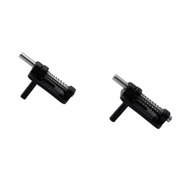2PCS RC Airplane Canopy Hatch Lock Latch for RC Plane Helicopter Aircraft Hatch Door Cockpit Cover Fixed Accessories (23.5x13x8mm Black)