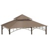 Ontheway Winds Replacement Canopy for Target Madaga Gazebo (Dark Khaki)
