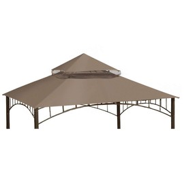 Ontheway Winds Replacement Canopy for Target Madaga Gazebo (Dark Khaki)