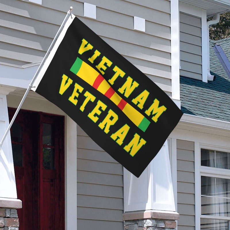 Vietnam Veteran Flag 3X5 Ft Double Sided Garden Flag Banner