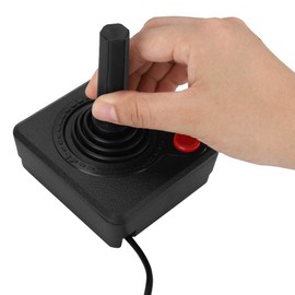 Retro Classic 3D Analog Joystick Controller for Joystick, for Game Control with Operating Button/Four-Way Joystick, for Joystick with Games for 2600