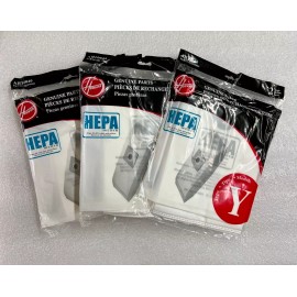 For Hoover Hoover Genuine OEM Type Y HEPA Vacuum Filter Bags - 3 packs = 6 bags AH10040