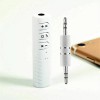 Unbranded White Wireless Bluetooth Receiver 3.5mm AUX Audio Stereo Music