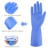 Rubber cleaning gloves yellow 3 or 6 Pairs for Household,Reuseable