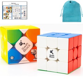Kancharo Swift Block 355S [3x3 Cube Japanese Strategy & Pouch Included, Genuine] Magnetic, 3x3 Cube, For Competitions