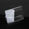 ARTIBETTER 20PCS Mini Sign Display Holder L Shape Sign Holders